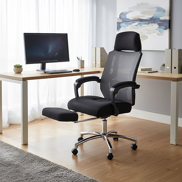 HALMAR Freeman office chair, black/grey.