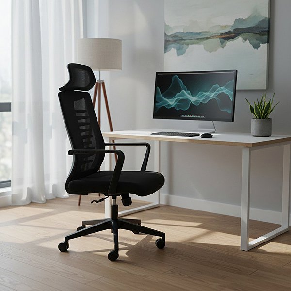 Office Chair HALMAR Fabius, black ...