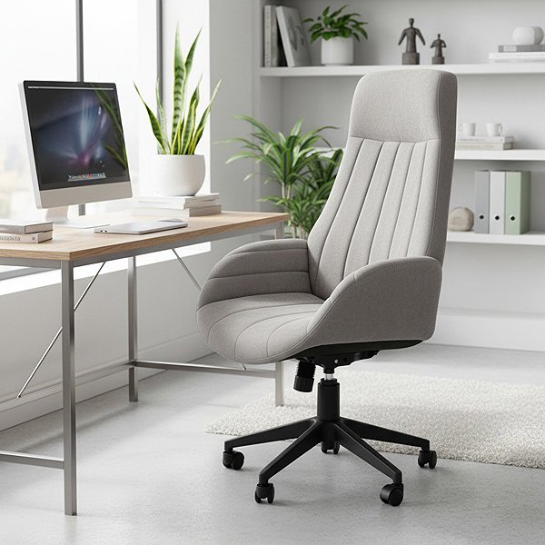 HALMAR Harper office chair, grey.