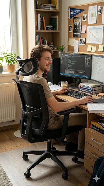 Office Chair HALMAR Vincent, black ...