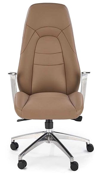 Office Armchair HALMAR Sleek, brown ...