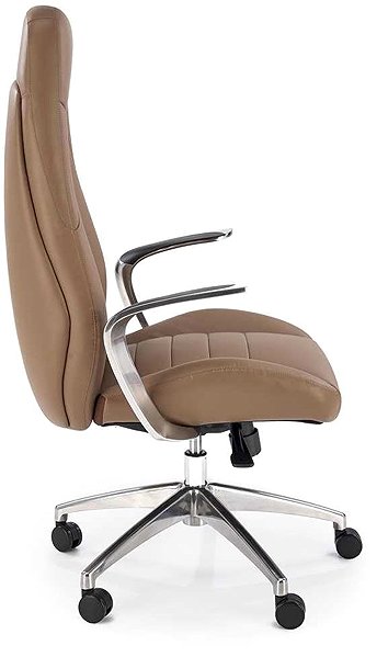 HALMAR Sleek office chair, brown.