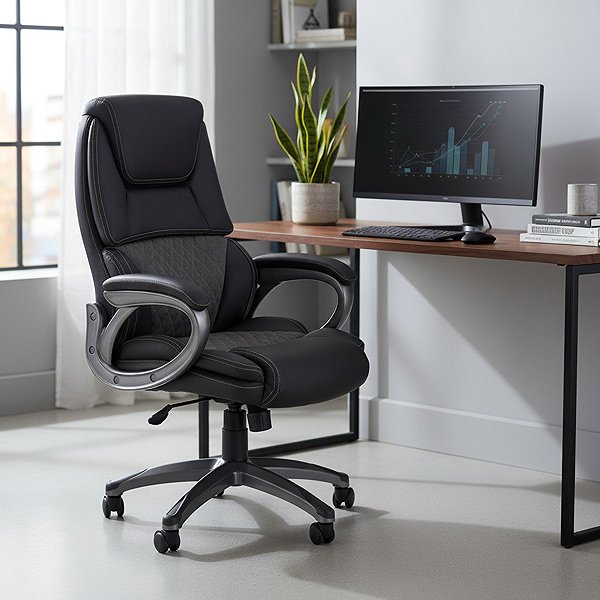 HALMAR Izmos office chair, black.