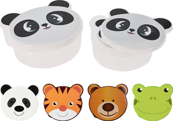 Snack Box H&L Bear jar, set of 4 (180 ml, 280 ml, 450 ml, 700 ml) ...