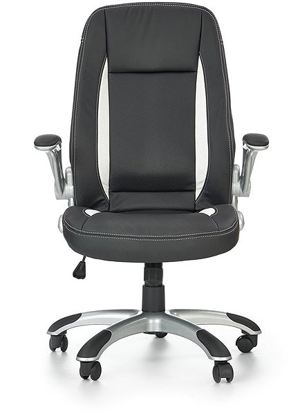 Halmar Saturn office chair, black / white.