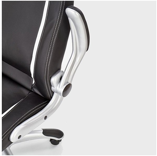 Halmar Saturn office chair, black / white.