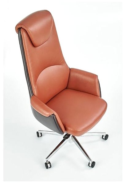 Office Armchair Halmar Calvano, brown / black ...