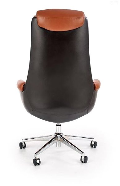 Office Armchair Halmar Calvano, brown / black ...