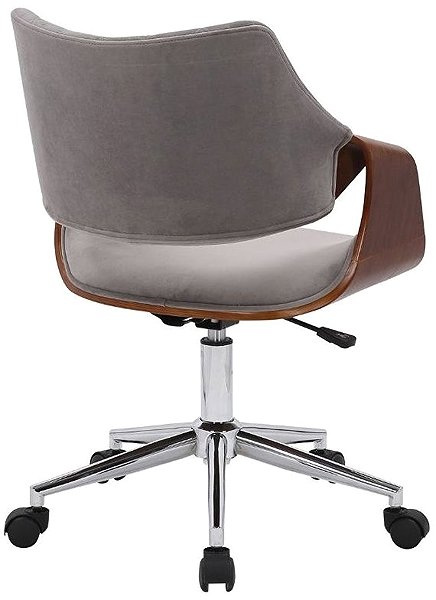 Office Chair Halmar Colt, grey / walnut ...