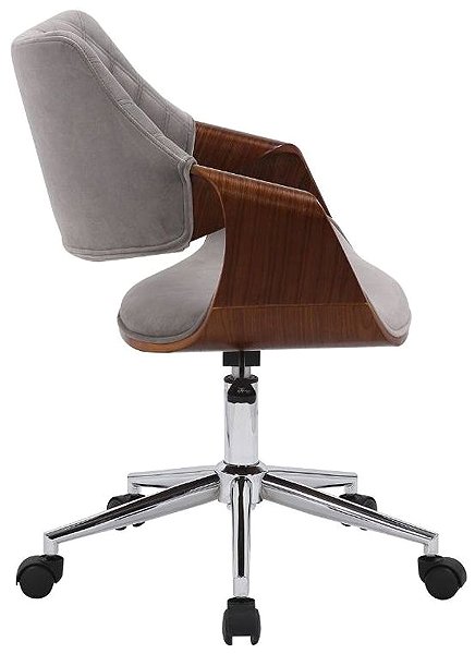 Office Chair Halmar Colt, grey / walnut ...