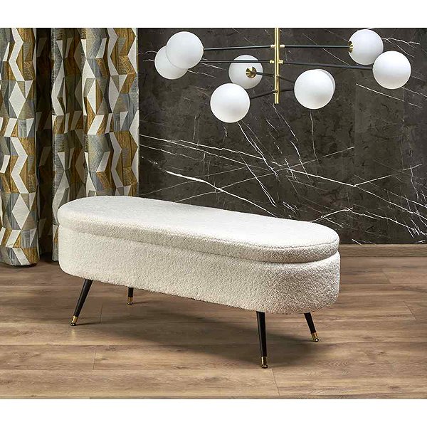 Halmar Aveiro Bench, Cream.