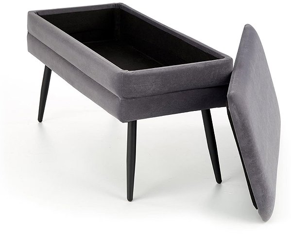 Halmar Velva Bench, Grey.