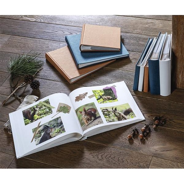 Photo Album HAMA WRINKLED classic, 30 x 30 cm, 80 pages, brown ...