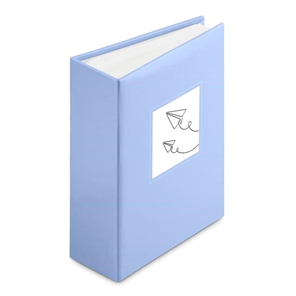 Fotoalbum HAMA COLORFUL LINEART 10 x 15 cm, 100 Seiten, Blau ...