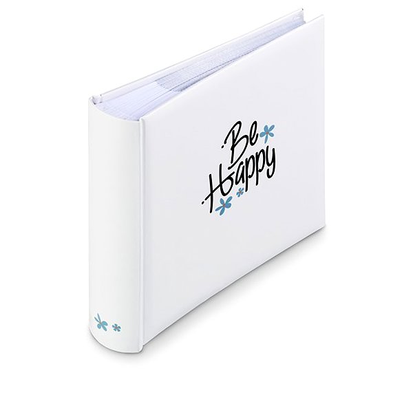 Photo Album HAMA Good Things HAPPY memo 10 x 15 cm, for 200 photos, label box ...