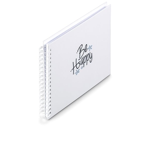 Photo Album HAMA Good Things HAPPY classic spiral 28 x 24 cm, 50 pages ...
