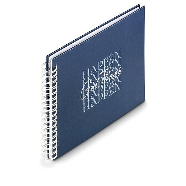 Photo Album HAMA Good Things HAPPEN classic spiral 28 x 24 cm, 50 pages ...