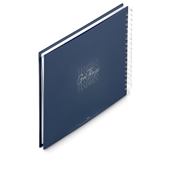 Photo Album HAMA Good Things HAPPEN classic spiral 28 x 24 cm, 50 pages ...