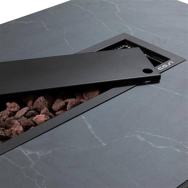 Garden Table COSI- Cosi Design Line Gas Fire Pit Table Black Frame / Ceramic Top Features/technology