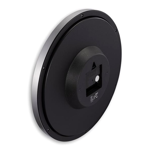 Wall Clock Hama Mallorca diameter 30 cm, silent running, silver ...