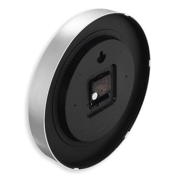 Wall Clock Hama Sicily 30 cm, silent running, black/silver ...