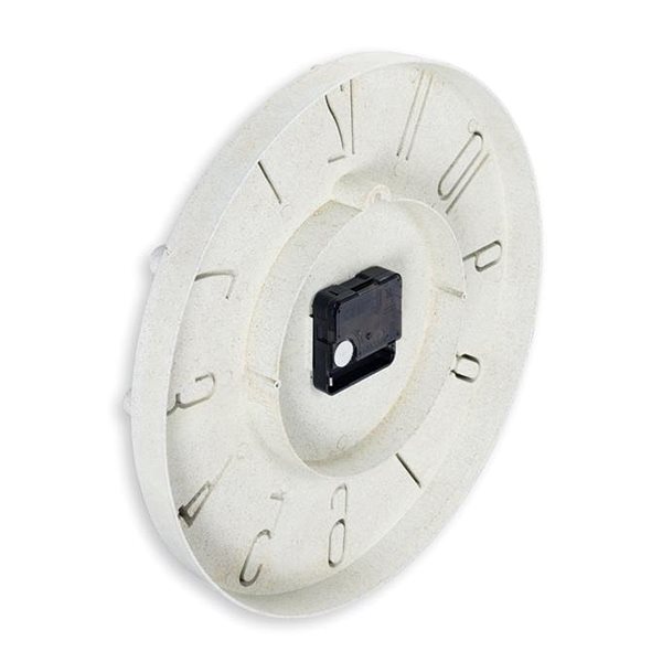 Wall Clock Hama Corfu diameter 30 cm, 3D numerals, silent, 20% wheat straw, beige ...
