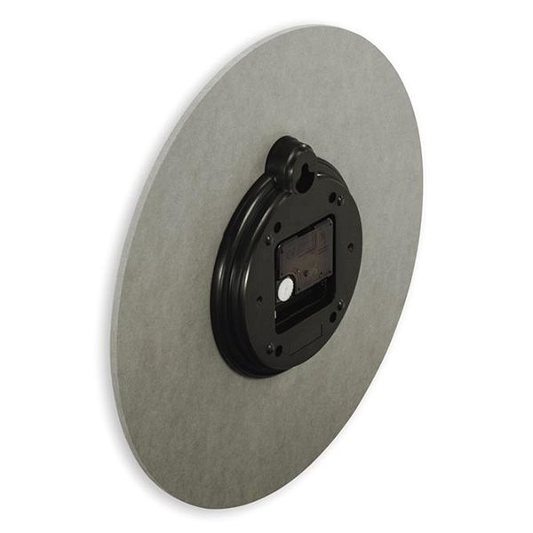 Wall Clock Hama Crete diameter 30 cm, engraved numerals, silent, MDF, dark grey ...