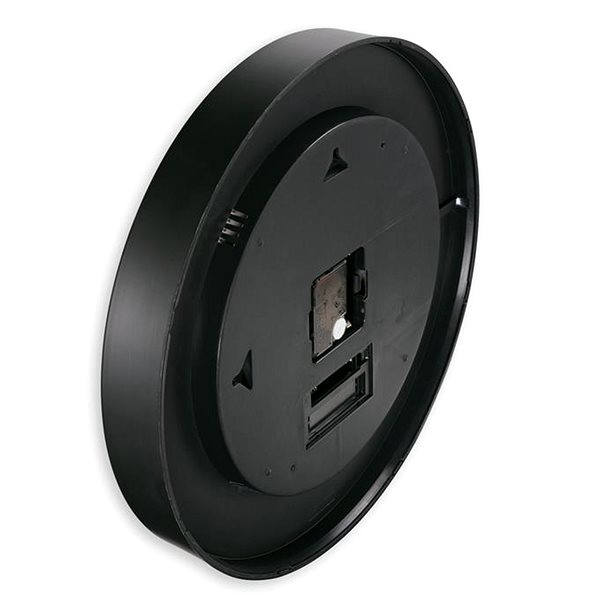 Wall Clock Hama Lanzarote 35 cm, silent, black ...