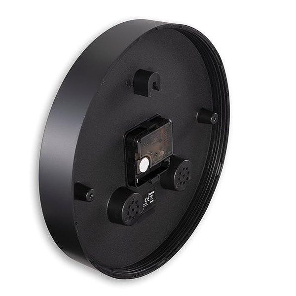 Wall Clock Hama Elba 25 cm, silent operation, black ...