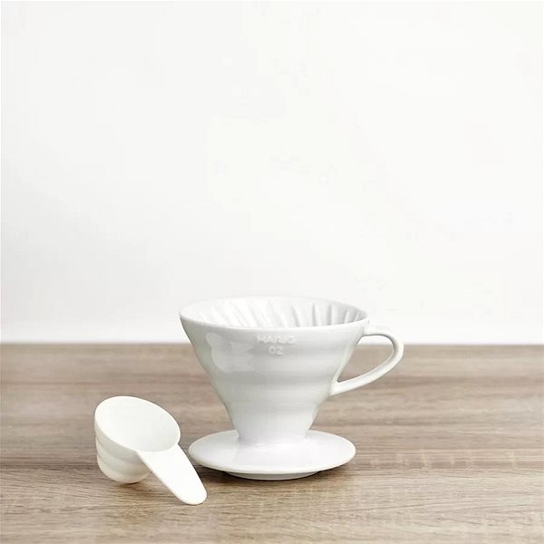 Filterkaffeemaschine Hario Dripper V60-01 - Keramik - weiß ...
