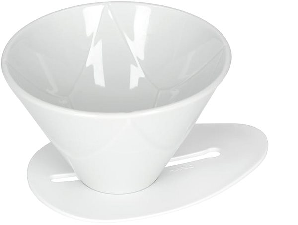 Filterkaffeemaschine Hario One Pour Dripper Mugen V60, Keramik, weiß ...