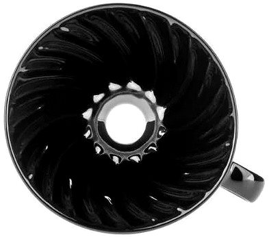Filterkaffeemaschine Hario Dripper V60-02, Metall, schwarz mit Silikonboden ...