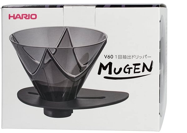 Filteres kávéfőző Hario One Pour Dripper Mugen V60, műanyag, fekete ...