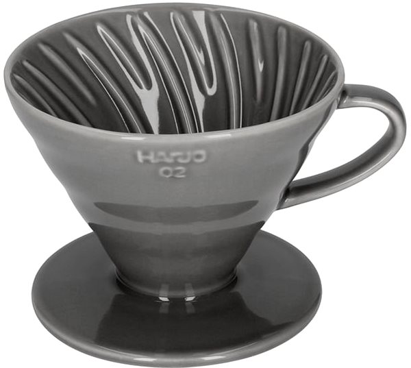 Filterkaffeemaschine Hario Dripper V60-02 aus Keramik - grau ...