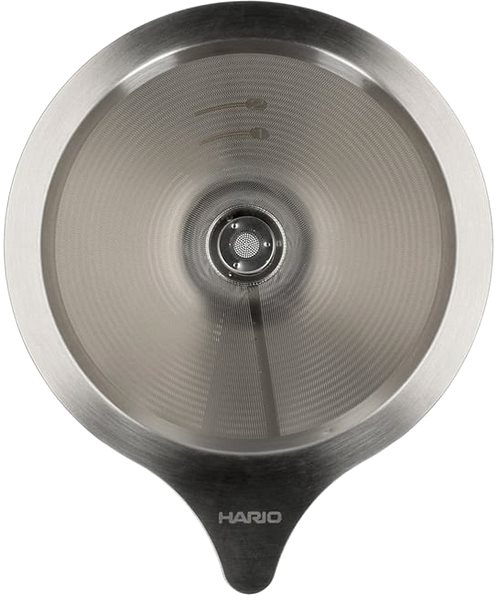 Filteres kávéfőző Hario Dripper V60-01, fém ...
