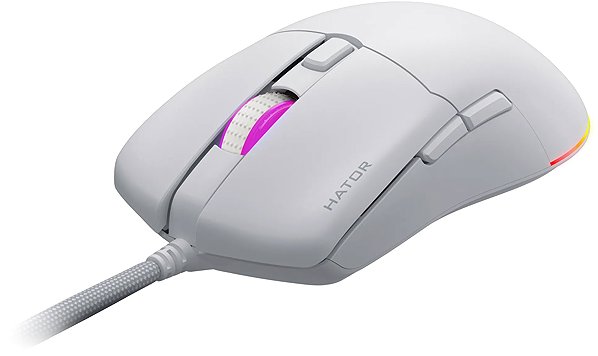 Gaming Mouse HATOR Pulsar 3 wire, white ...