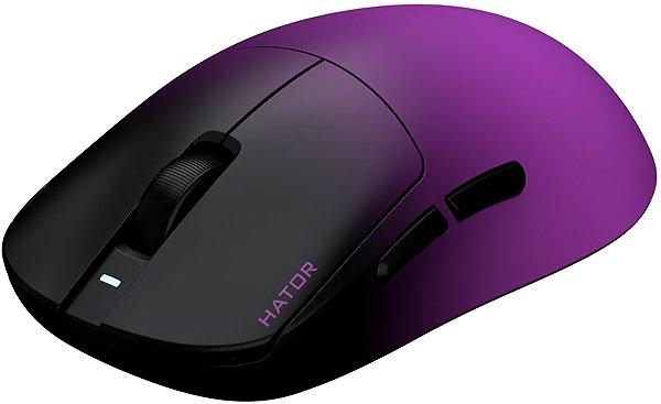Gaming Mouse HATOR Quasar 3 ULTIMA 8K wireless, black-violet gradient ...