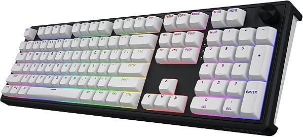 Gaming Keyboard Hator Skyfall 100 wireless, white and black - US ...
