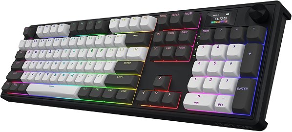 Gaming Keyboard Hator Skyfall 100 PRO wireless, white and black - US ...