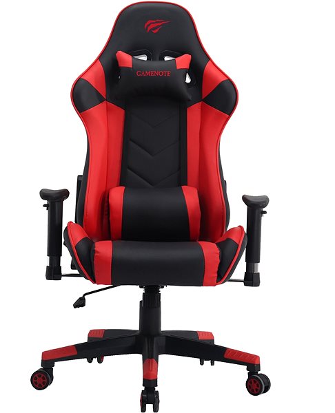 Gaming Chair Havit Gamenote GC932, Black-Red Screen