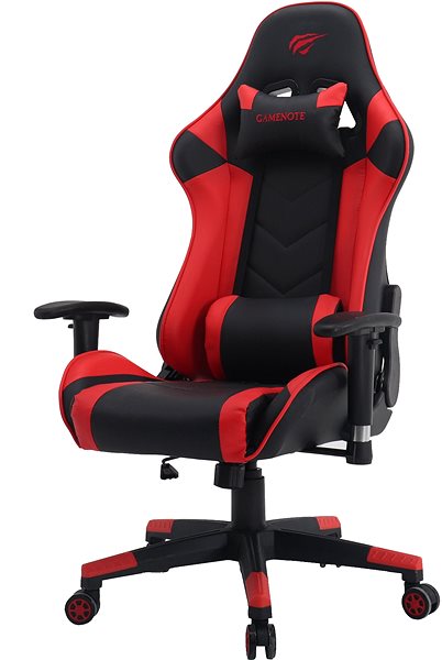 Gaming Chair Havit Gamenote GC932, Black-Red Lateral view
