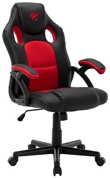 Gaming Chair Havit Gamenote GC939, Black-red Lateral view