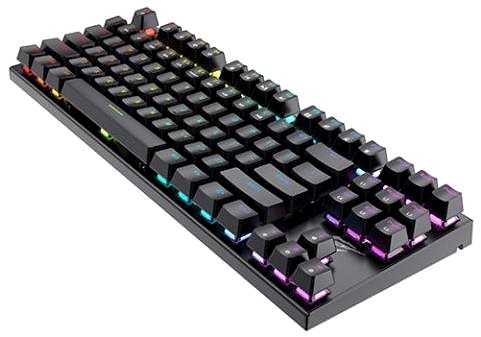 Gaming Keyboard Havit Gamenote Mechanical KB857L, Black - CZ/SK Lateral view