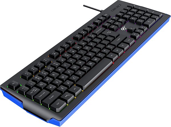 Gaming Keyboard Havit Gamenote KB866L, Black-blue - CZ/SK Lateral view
