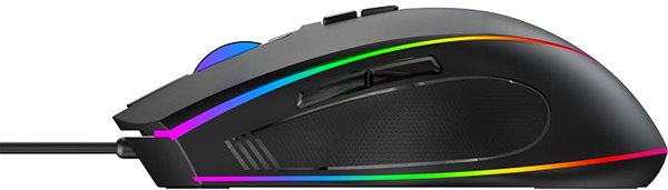 Gaming Mouse Havit Gamenote MS1017, Black Lateral view