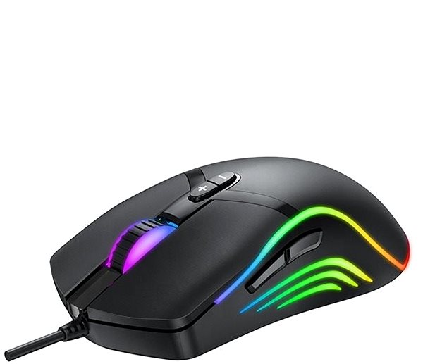 Gaming Mouse Havit Gamenote MS1026, Black Lateral view