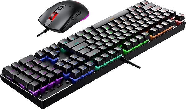 Keyboard and Mouse Set Havit Gamenote KB863CM - CZ/SK Lateral view