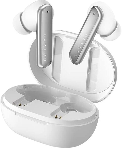 Wireless Headphones Haylou W1 TWS White Lateral view