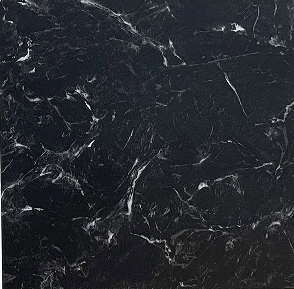HCS deco self-adhesive floor squares, black marble DF0031.