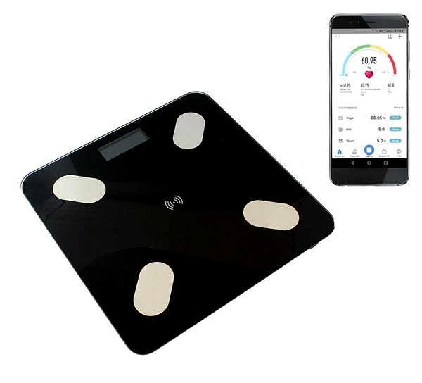 Bathroom Scale Leventi Analytical personal bluetooth scale ...